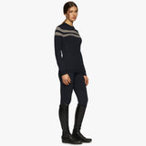 Cavalleria Toscana Merinos Blend Crew Neck striped knit