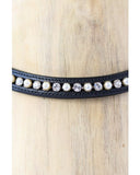 HB Frontriem Showtime white brass pearls