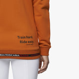 Cavalleria Toscana Girl's Train Hard Ride Easy sweatshirt