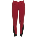 Pantalon d'équitation taille haute à rayures rouges CT Team