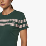 Cavalleria Toscana Cotton T-shirt silicone stripes