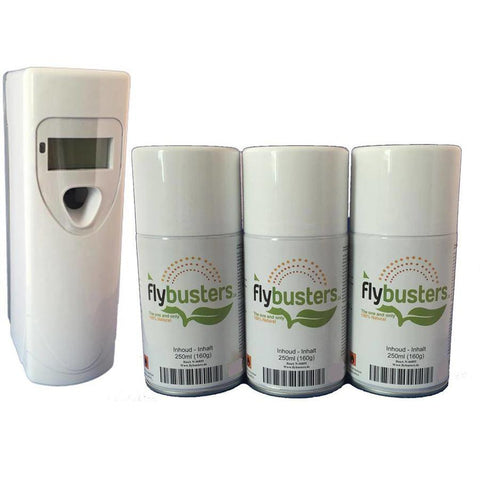 Flybusters dispenser met 3 navullingen 250 ml